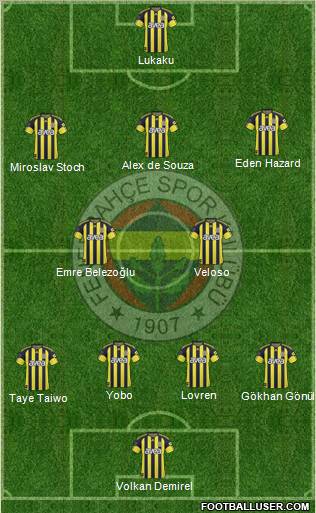 Fenerbahçe SK Formation 2011