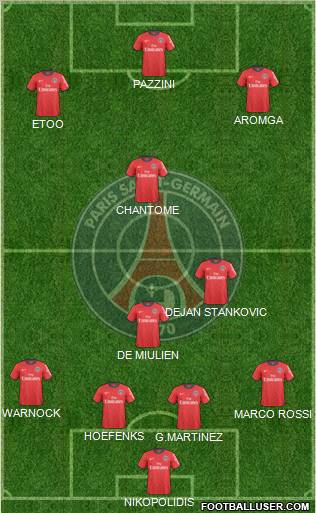 Paris Saint-Germain Formation 2011