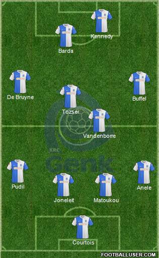 K Racing Club Genk football formation