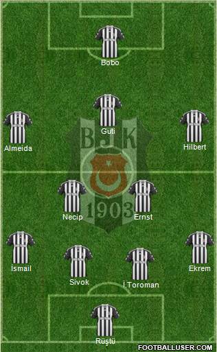 Besiktas JK Formation 2011