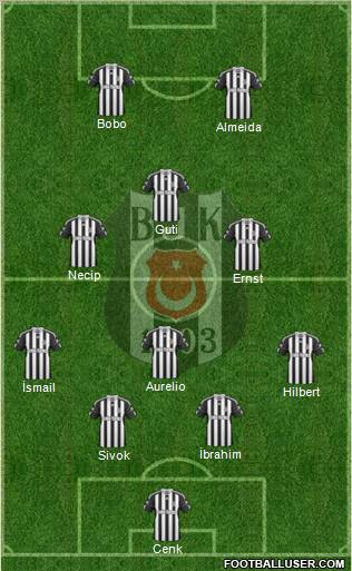 Besiktas JK Formation 2011