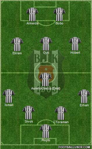 Besiktas JK Formation 2011