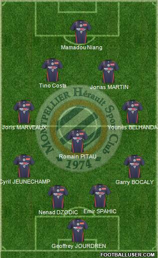 Montpellier Hérault Sport Club Formation 2011