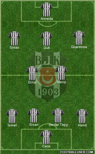 Besiktas JK Formation 2011
