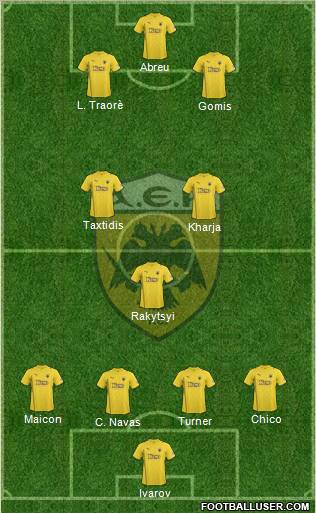 AEK Athens Formation 2011