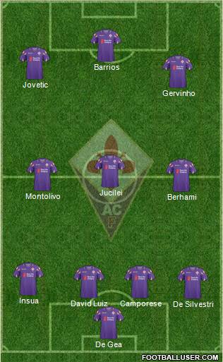 Fiorentina Formation 2011