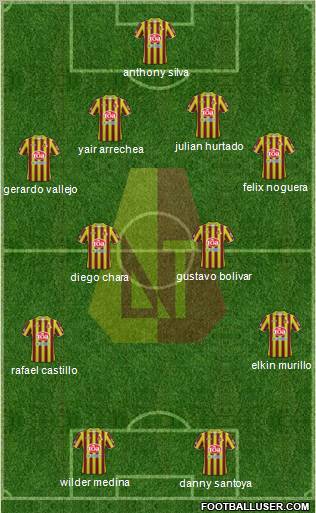 CC Deportes Tolima Formation 2011