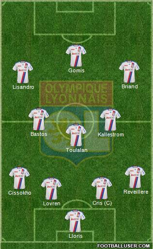 Olympique Lyonnais Formation 2011