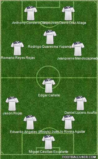 Tottenham Hotspur Formation 2011