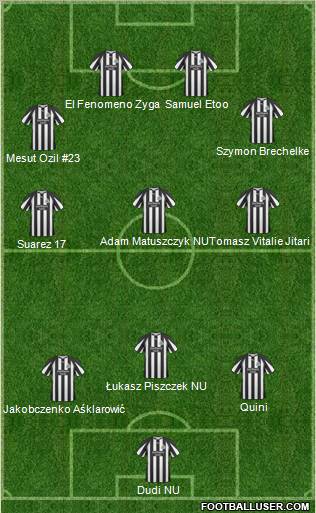 Newcastle United Formation 2011