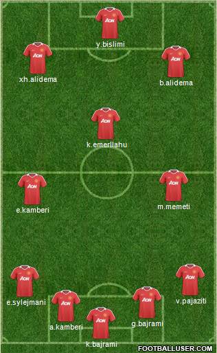 Manchester United Formation 2011