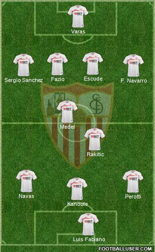 Sevilla F.C., S.A.D. Formation 2011