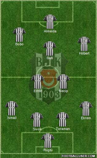 Besiktas JK Formation 2011