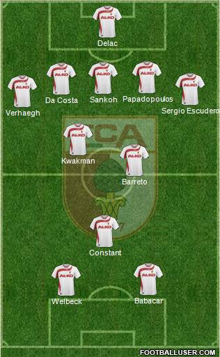 FC Augsburg Formation 2011