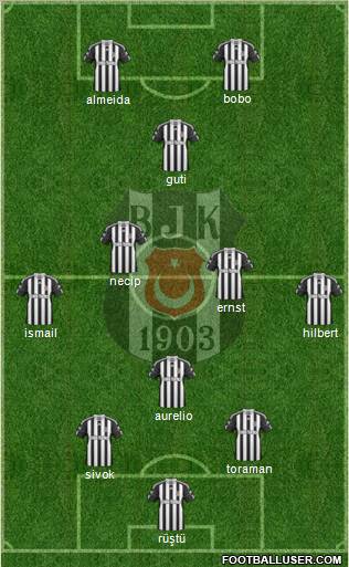Besiktas JK Formation 2011