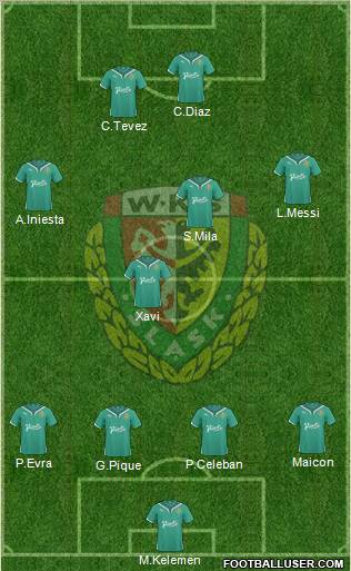 WKS Slask Wroclaw Formation 2011