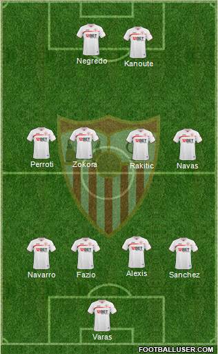 Sevilla F.C., S.A.D. Formation 2011