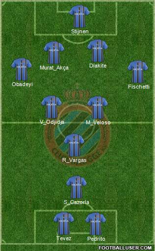 Club Brugge KV Formation 2011