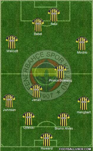 Fenerbahçe SK Formation 2011