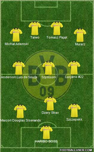 Borussia Dortmund Formation 2011