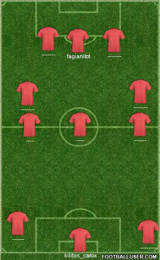 Pro Evolution Soccer Team Formation 2011