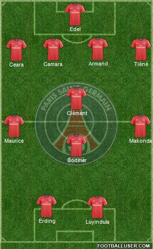 Paris Saint-Germain Formation 2011