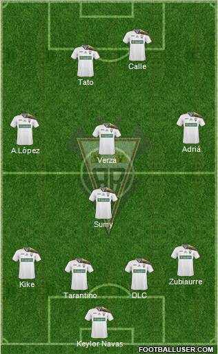 Albacete B., S.A.D. Formation 2011