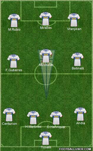 CD Universidad Católica Formation 2011