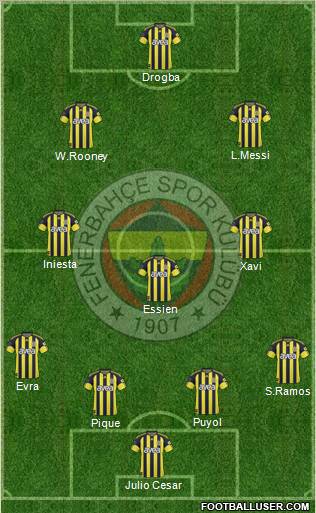 Fenerbahçe SK Formation 2011