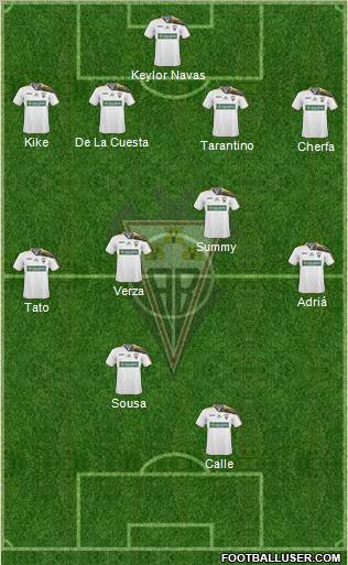 Albacete B., S.A.D. Formation 2011