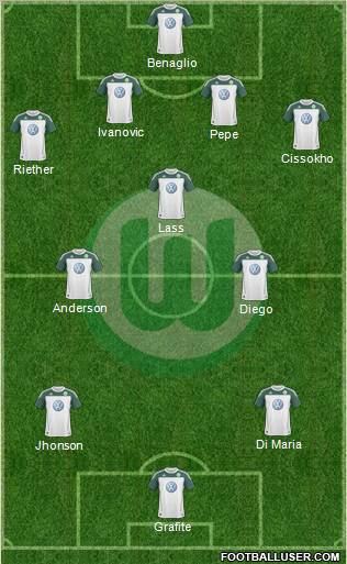 VfL Wolfsburg Formation 2011