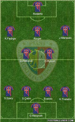 Piast Gliwice Formation 2011