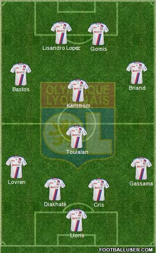 Olympique Lyonnais Formation 2011