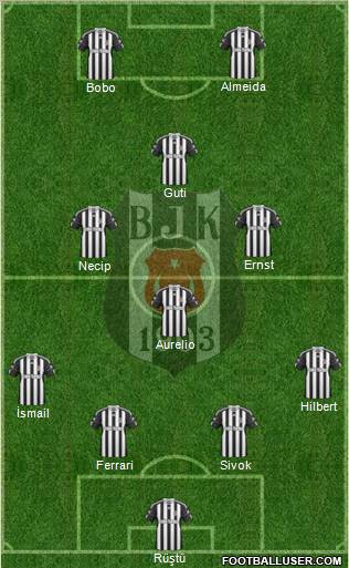 Besiktas JK Formation 2011