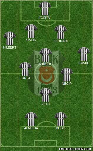 Besiktas JK Formation 2011