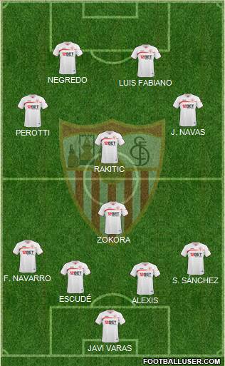 Sevilla F.C., S.A.D. Formation 2011