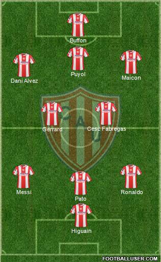 Unión de Santa Fe Formation 2011