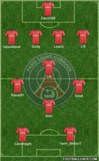 Paris Saint-Germain Formation 2011