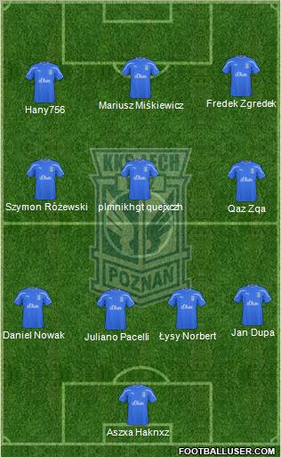 Lech Poznan Formation 2011