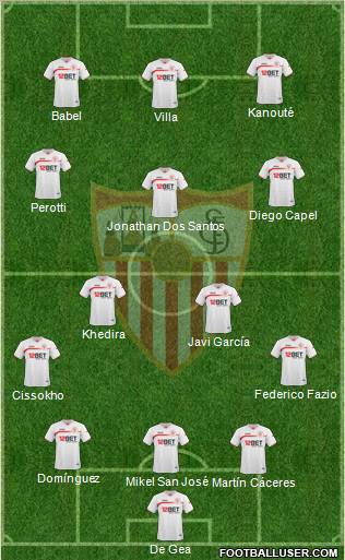 Sevilla F.C., S.A.D. Formation 2011