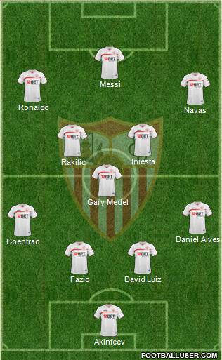 Sevilla F.C., S.A.D. Formation 2011