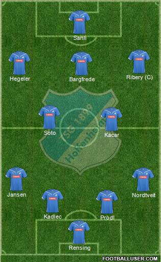 TSG 1899 Hoffenheim Formation 2011