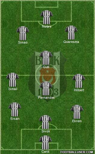 Besiktas JK Formation 2011
