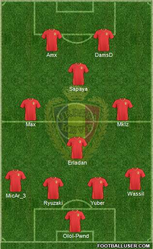 Belgium Formation 2011