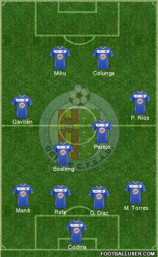 Getafe C.F., S.A.D. Formation 2011