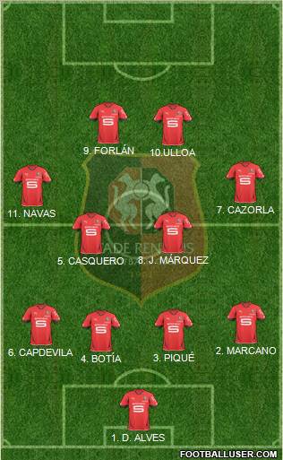 Stade Rennais Football Club Formation 2011