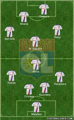 Olympique Lyonnais Formation 2011