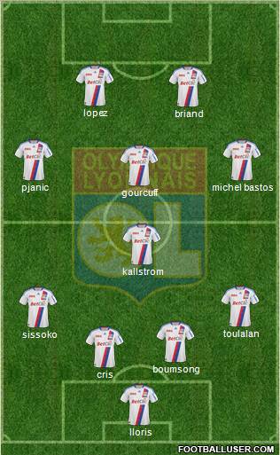 Olympique Lyonnais Formation 2011