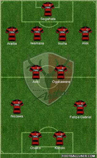 Kashima Antlers Formation 2011