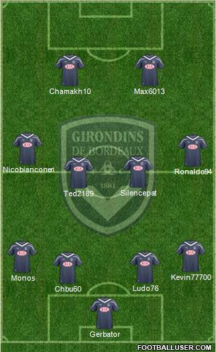 FC Girondins de Bordeaux Formation 2011